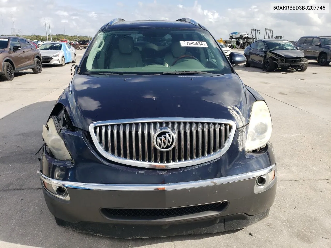 2011 Buick Enclave Cxl VIN: 5GAKRBED3BJ207745 Lot: 77885434