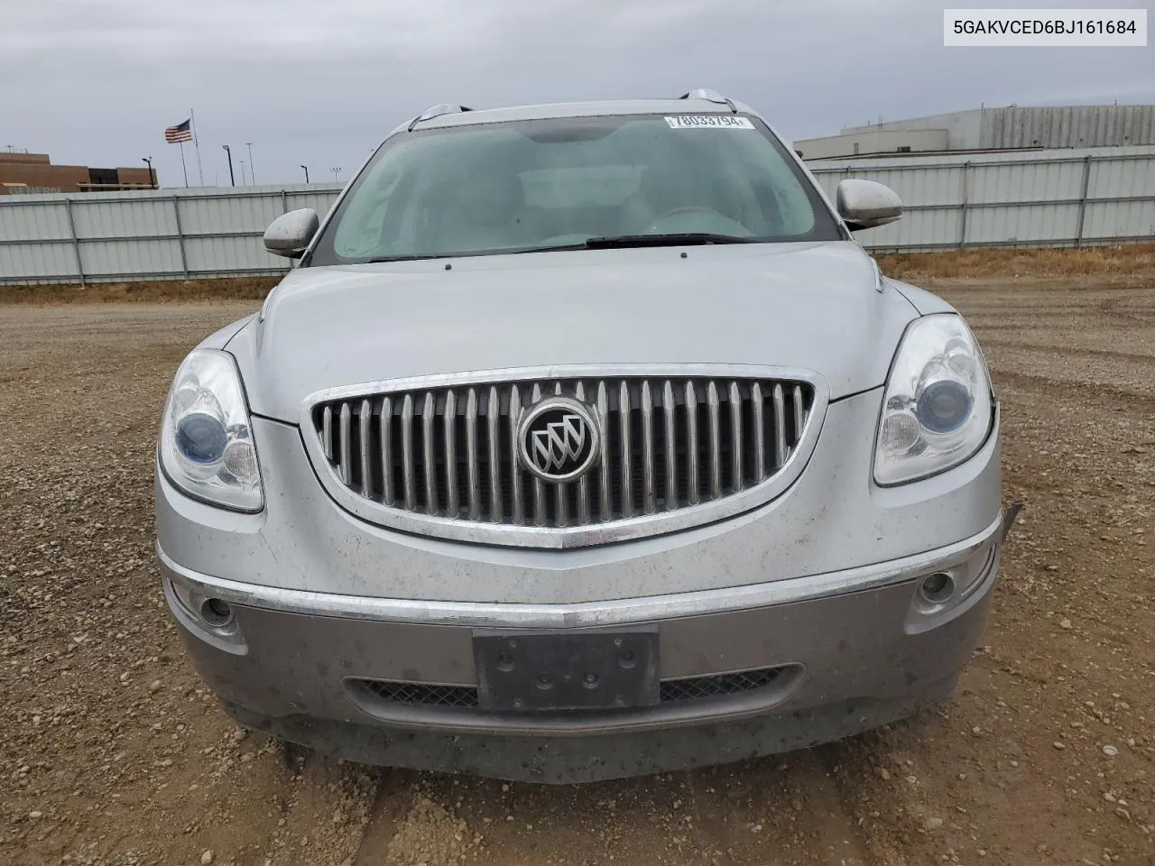 2011 Buick Enclave Cxl VIN: 5GAKVCED6BJ161684 Lot: 78033794