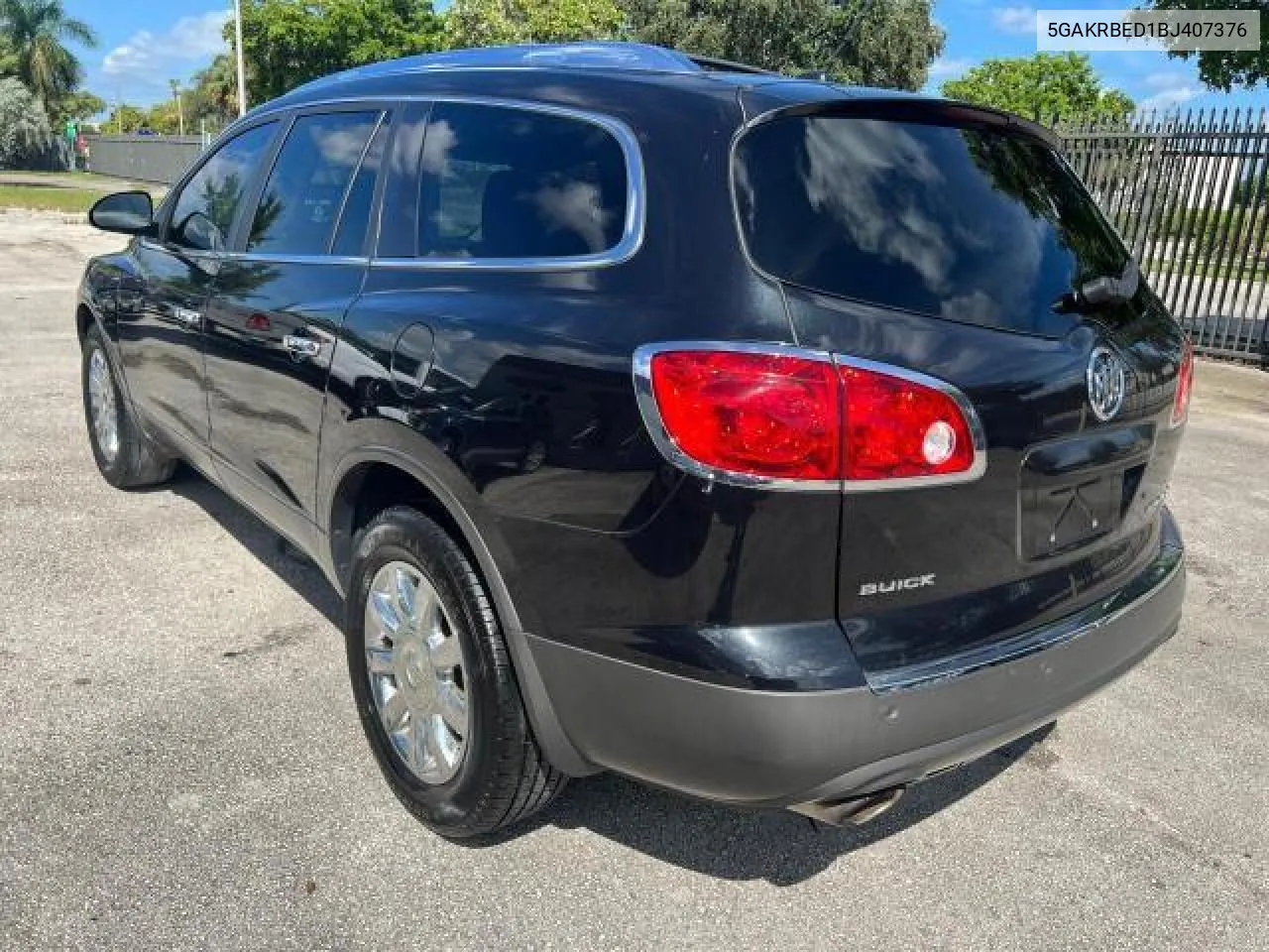 2011 Buick Enclave Cxl VIN: 5GAKRBED1BJ407376 Lot: 78108244