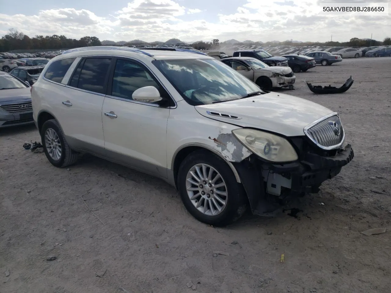 2011 Buick Enclave Cxl VIN: 5GAKVBED8BJ286650 Lot: 78658184