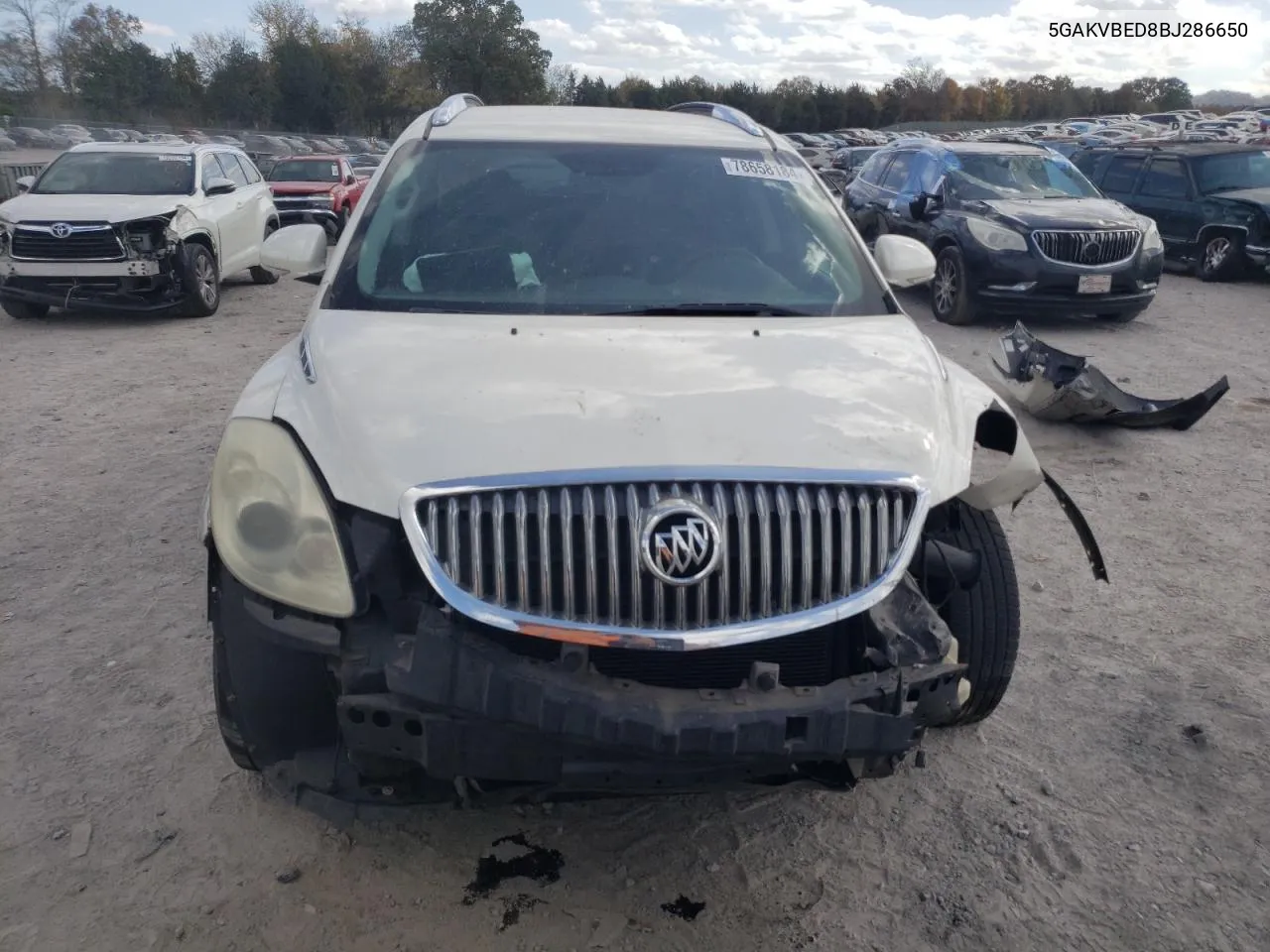 2011 Buick Enclave Cxl VIN: 5GAKVBED8BJ286650 Lot: 78658184