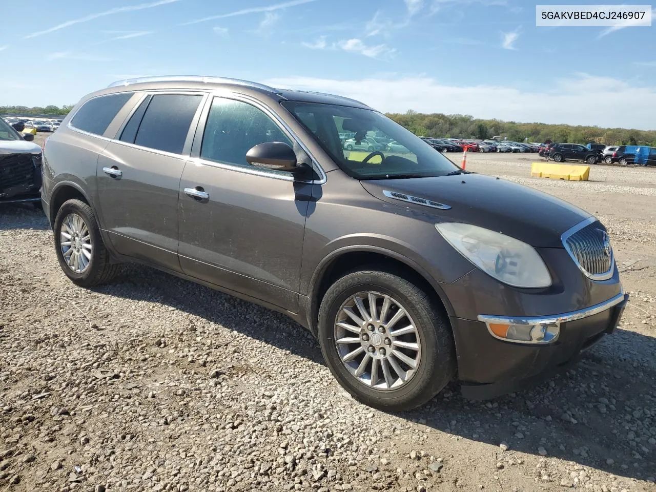 2012 Buick Enclave VIN: 5GAKVBED4CJ246907 Lot: 51346284