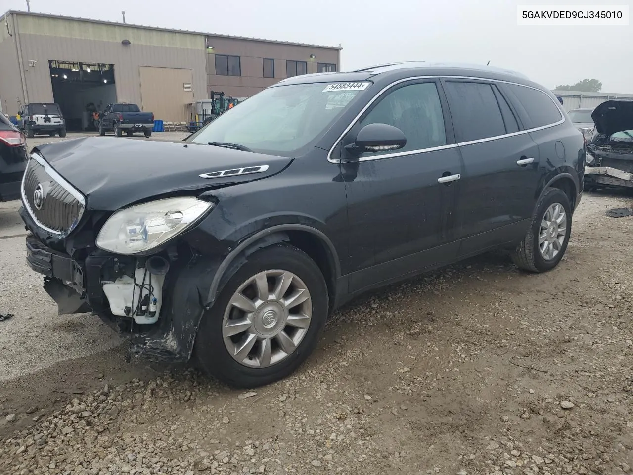 2012 Buick Enclave VIN: 5GAKVDED9CJ345010 Lot: 54583444