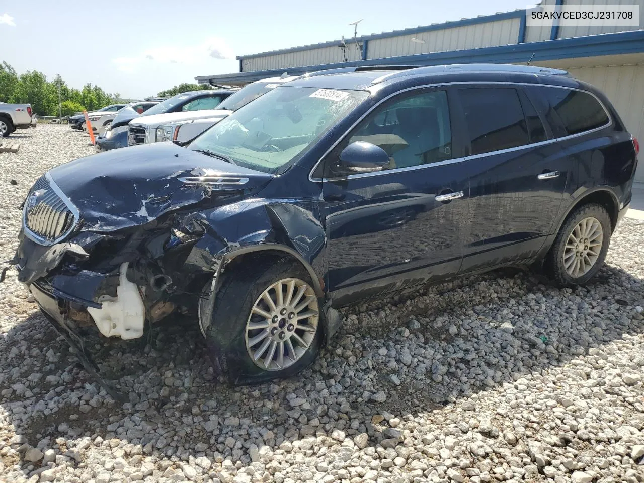 2012 Buick Enclave VIN: 5GAKVCED3CJ231708 Lot: 57520514