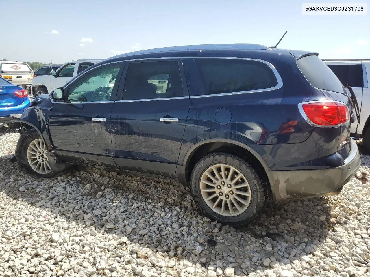 2012 Buick Enclave VIN: 5GAKVCED3CJ231708 Lot: 57520514