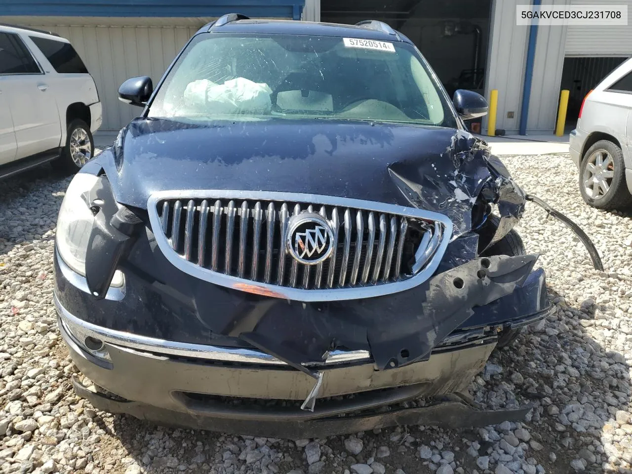 2012 Buick Enclave VIN: 5GAKVCED3CJ231708 Lot: 57520514