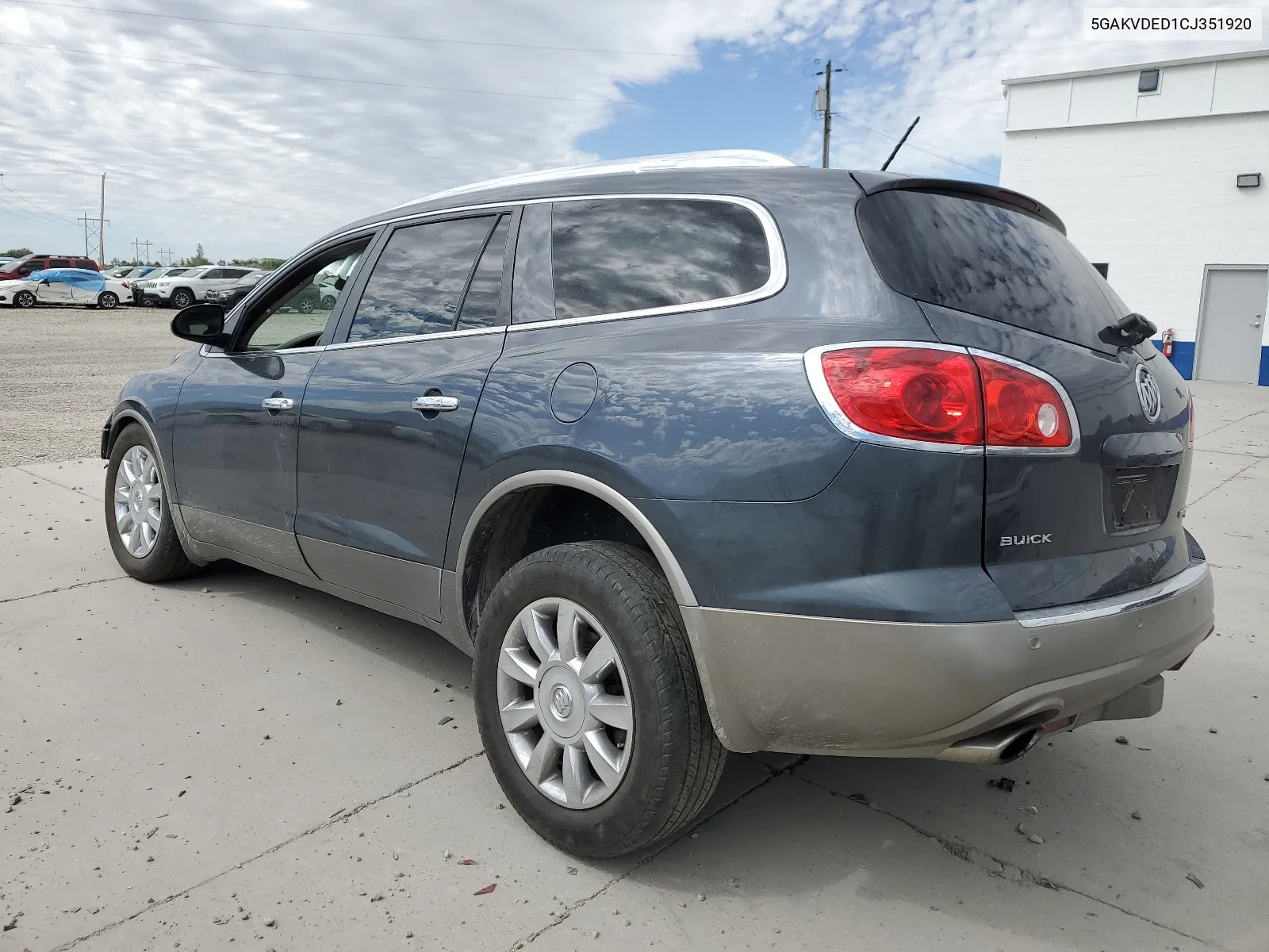 2012 Buick Enclave VIN: 5GAKVDED1CJ351920 Lot: 58776094