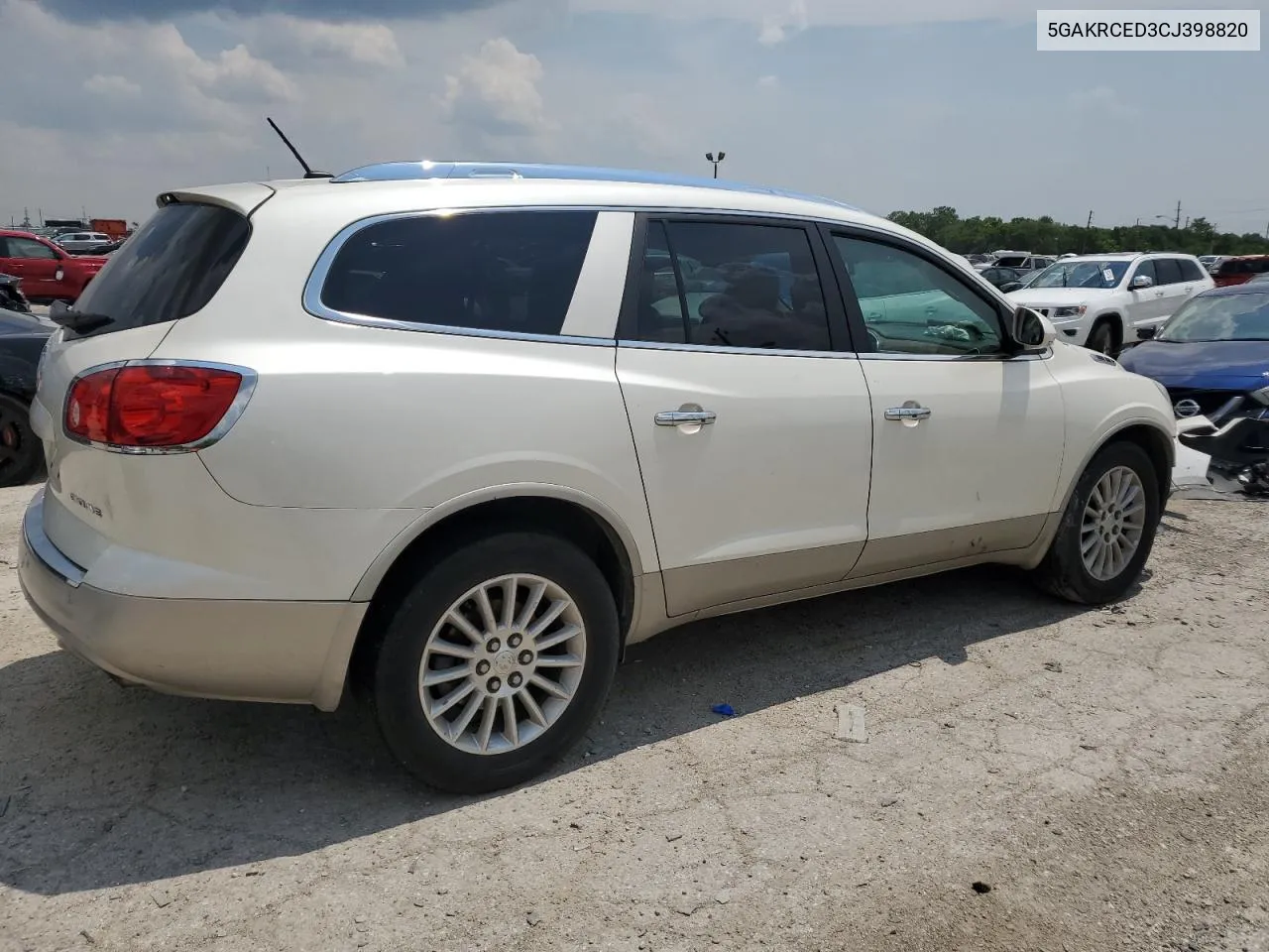 2012 Buick Enclave VIN: 5GAKRCED3CJ398820 Lot: 59421514