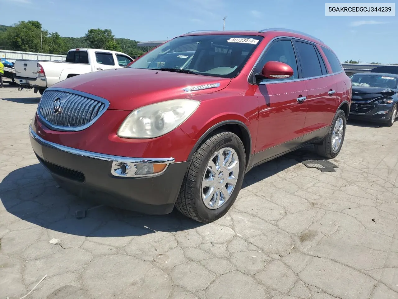 2012 Buick Enclave VIN: 5GAKRCED5CJ344239 Lot: 60723514