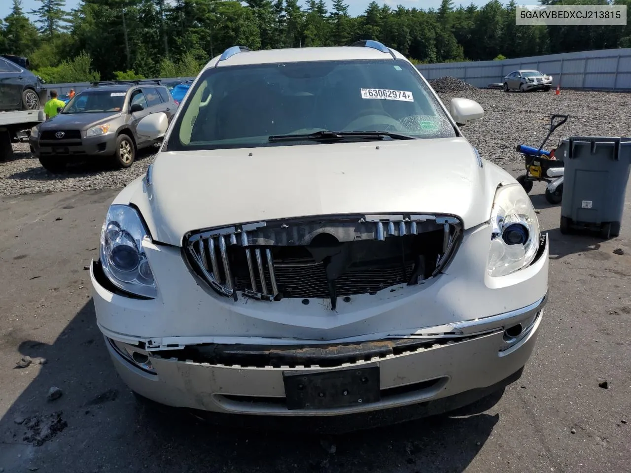 2012 Buick Enclave VIN: 5GAKVBEDXCJ213815 Lot: 63062974