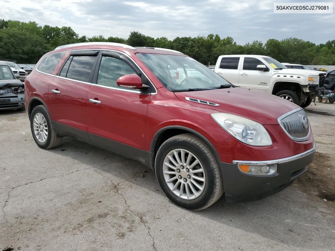 2012 Buick Enclave VIN: 5GAKVCED5CJ279081 Lot: 63137824