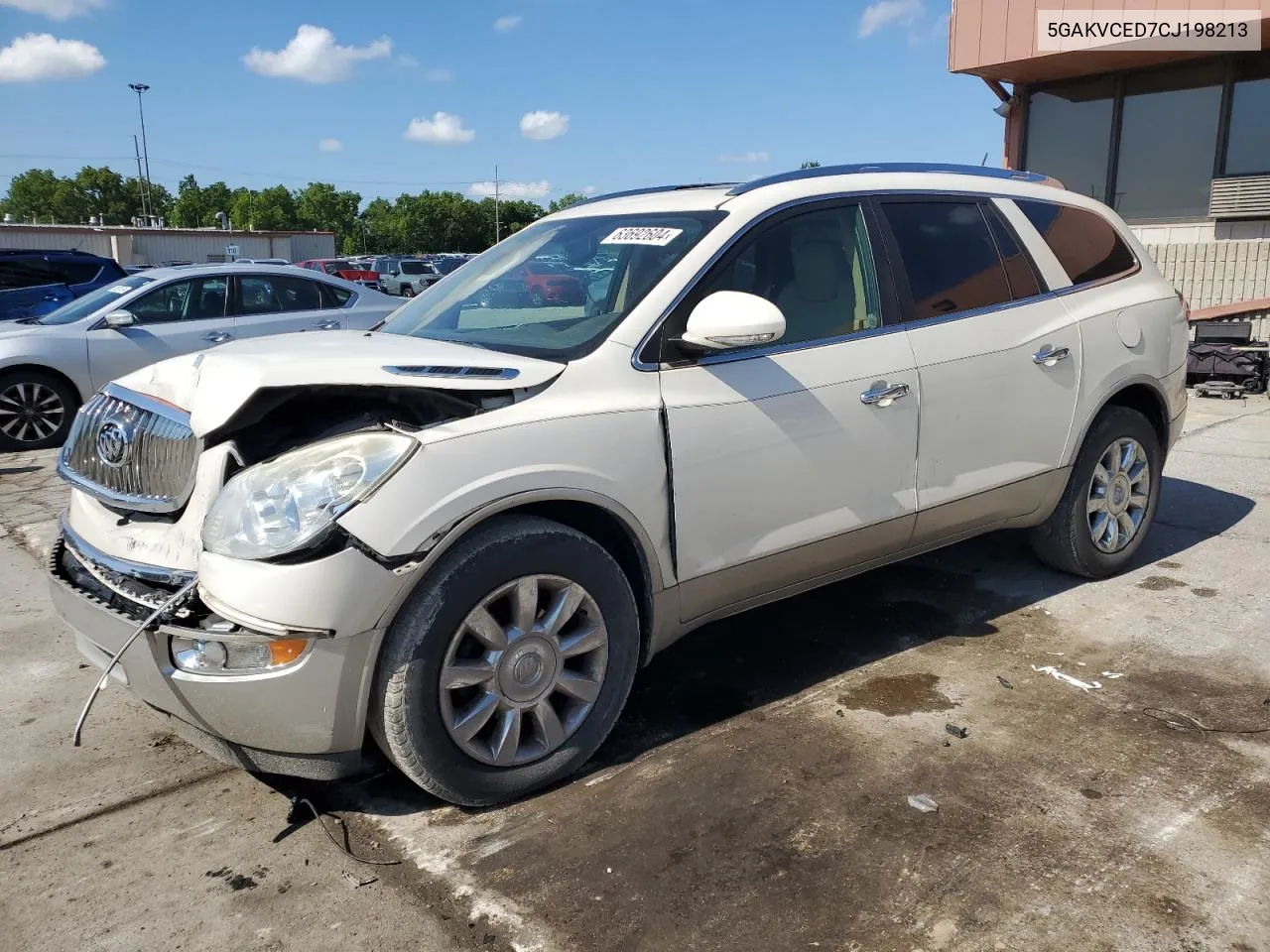 2012 Buick Enclave VIN: 5GAKVCED7CJ198213 Lot: 63692604