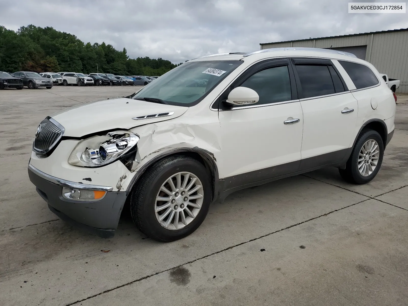 2012 Buick Enclave VIN: 5GAKVCED3CJ172854 Lot: 64084374