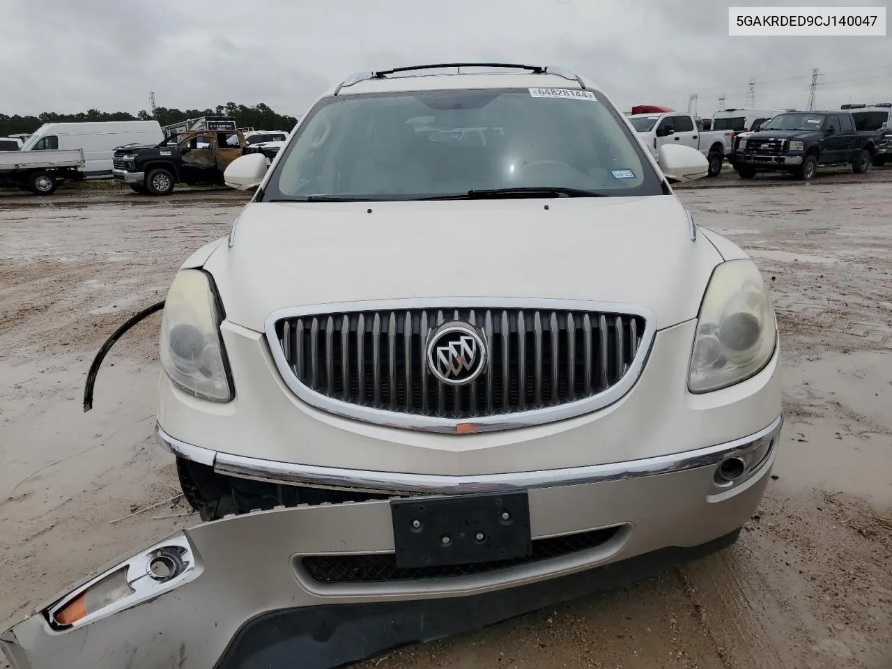 2012 Buick Enclave VIN: 5GAKRDED9CJ140047 Lot: 64828144