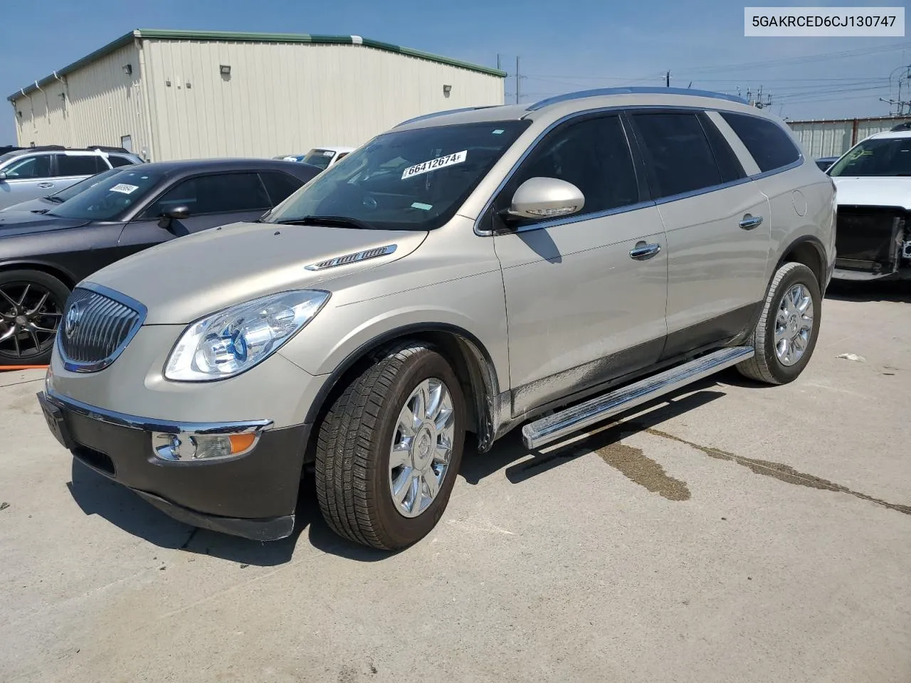 2012 Buick Enclave VIN: 5GAKRCED6CJ130747 Lot: 66412674