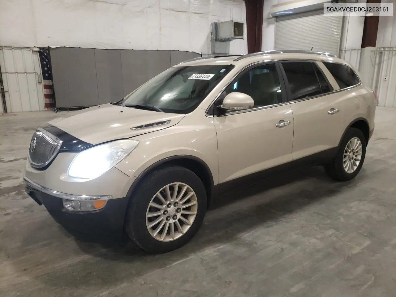 2012 Buick Enclave VIN: 5GAKVCED0CJ263161 Lot: 67338444