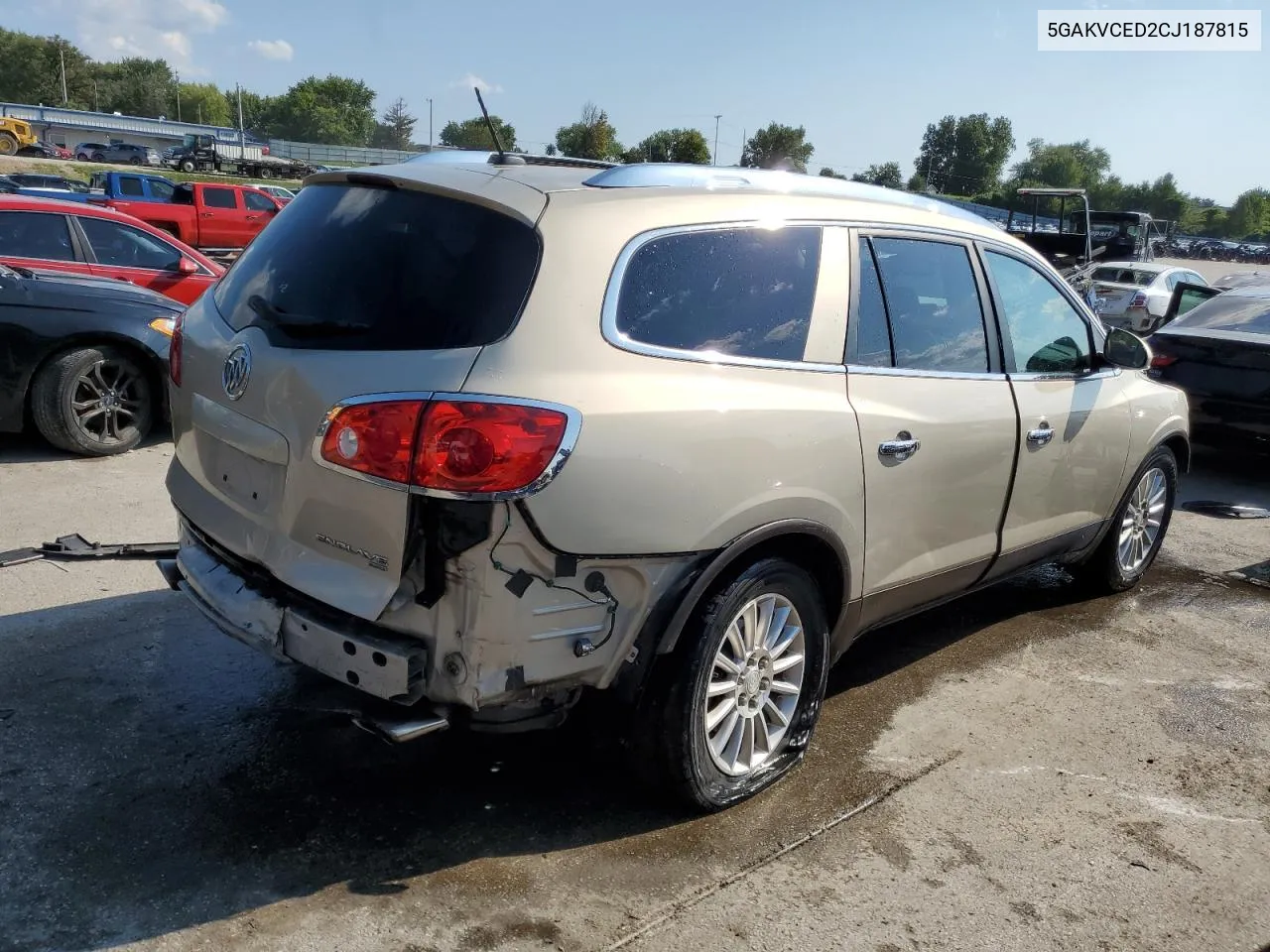 2012 Buick Enclave VIN: 5GAKVCED2CJ187815 Lot: 67342964