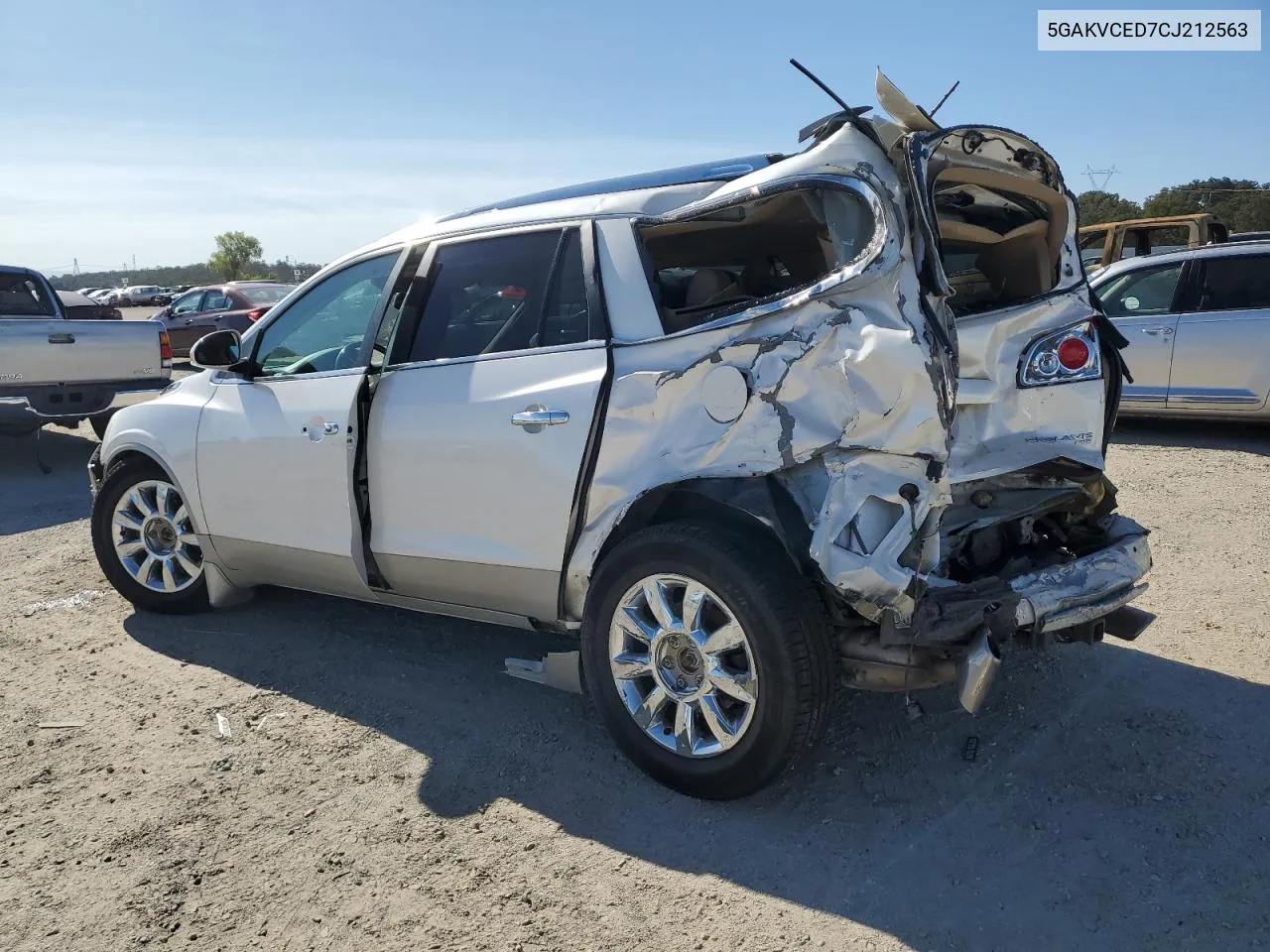 2012 Buick Enclave VIN: 5GAKVCED7CJ212563 Lot: 68167774