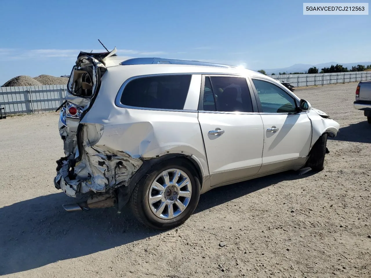 2012 Buick Enclave VIN: 5GAKVCED7CJ212563 Lot: 68167774