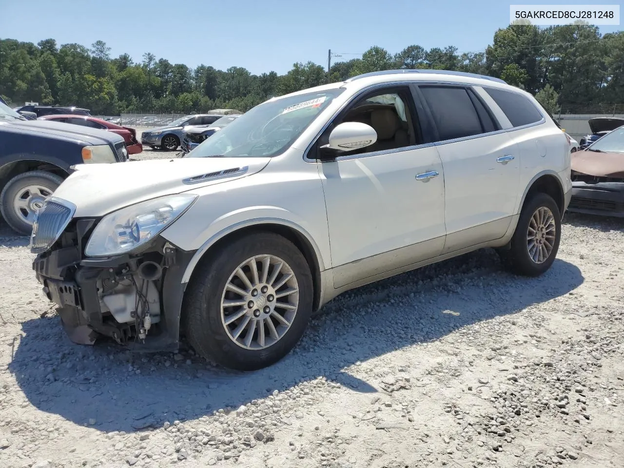 2012 Buick Enclave VIN: 5GAKRCED8CJ281248 Lot: 68889644