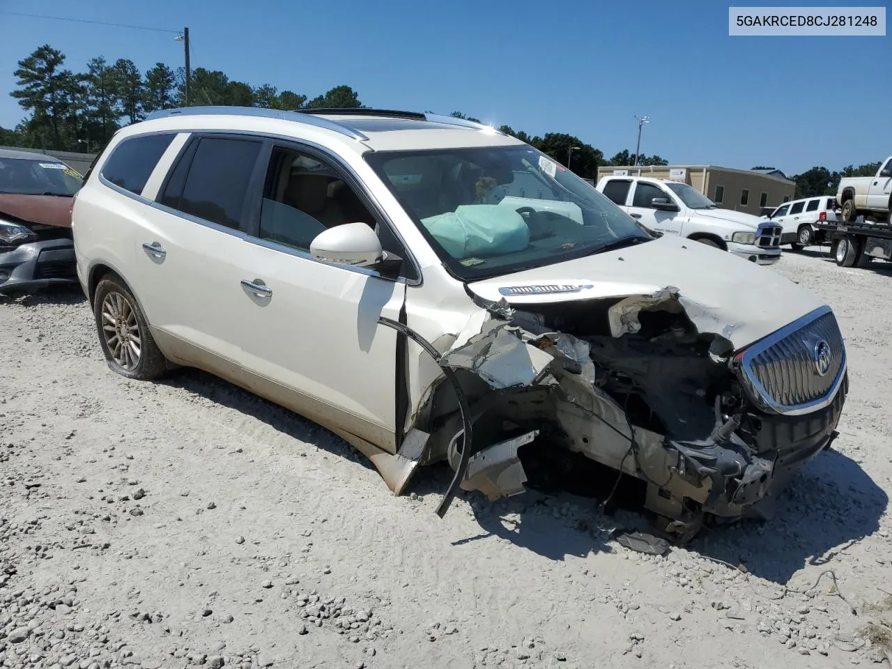 2012 Buick Enclave VIN: 5GAKRCED8CJ281248 Lot: 68889644