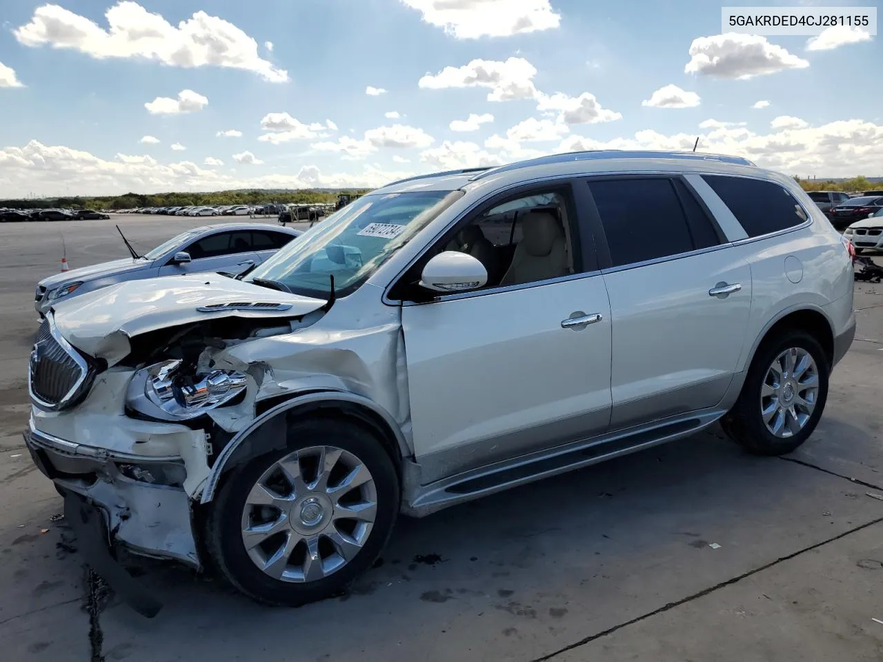 2012 Buick Enclave VIN: 5GAKRDED4CJ281155 Lot: 69072734