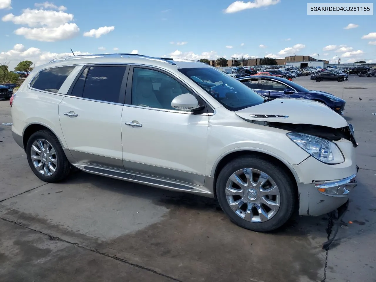 2012 Buick Enclave VIN: 5GAKRDED4CJ281155 Lot: 69072734