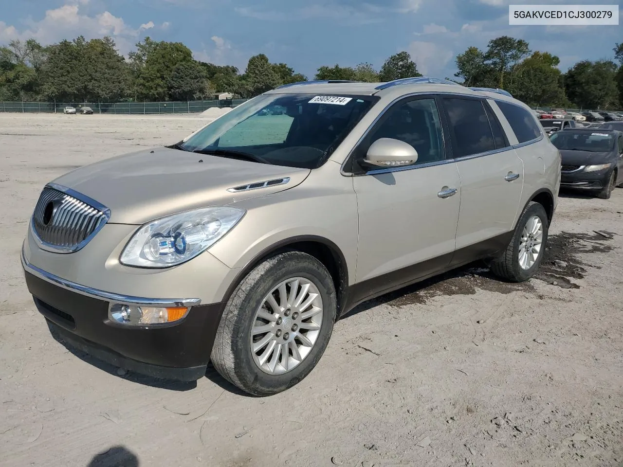 2012 Buick Enclave VIN: 5GAKVCED1CJ300279 Lot: 69097214