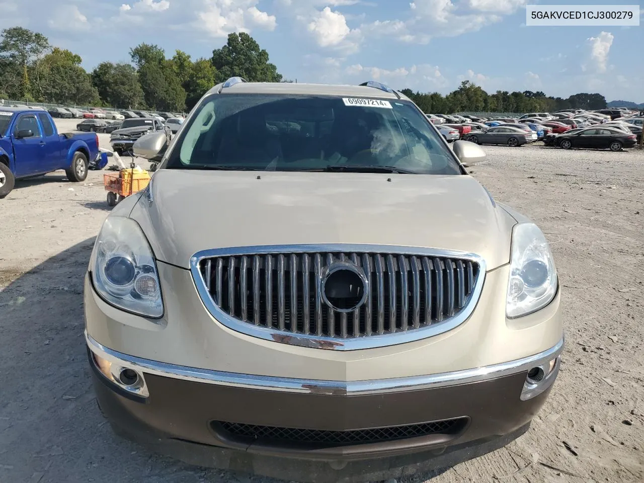 2012 Buick Enclave VIN: 5GAKVCED1CJ300279 Lot: 69097214