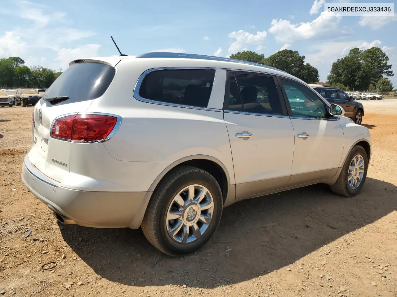 2012 Buick Enclave VIN: 5GAKRDEDXCJ333436 Lot: 69386284