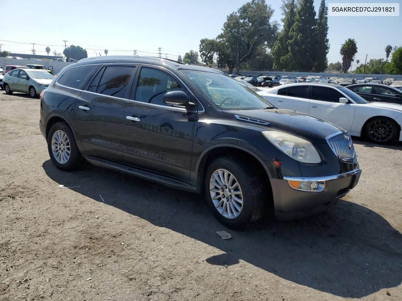 2012 Buick Enclave VIN: 5GAKRCED7CJ291821 Lot: 69693174