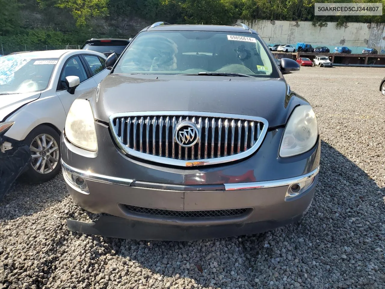 2012 Buick Enclave VIN: 5GAKRCED5CJ344807 Lot: 69856614