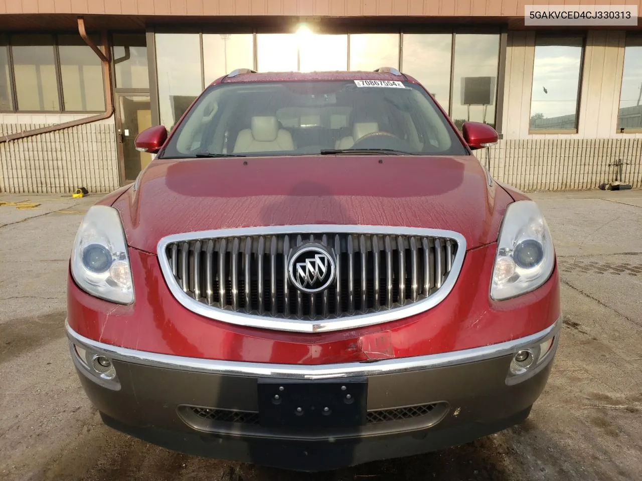 2012 Buick Enclave VIN: 5GAKVCED4CJ330313 Lot: 70867554