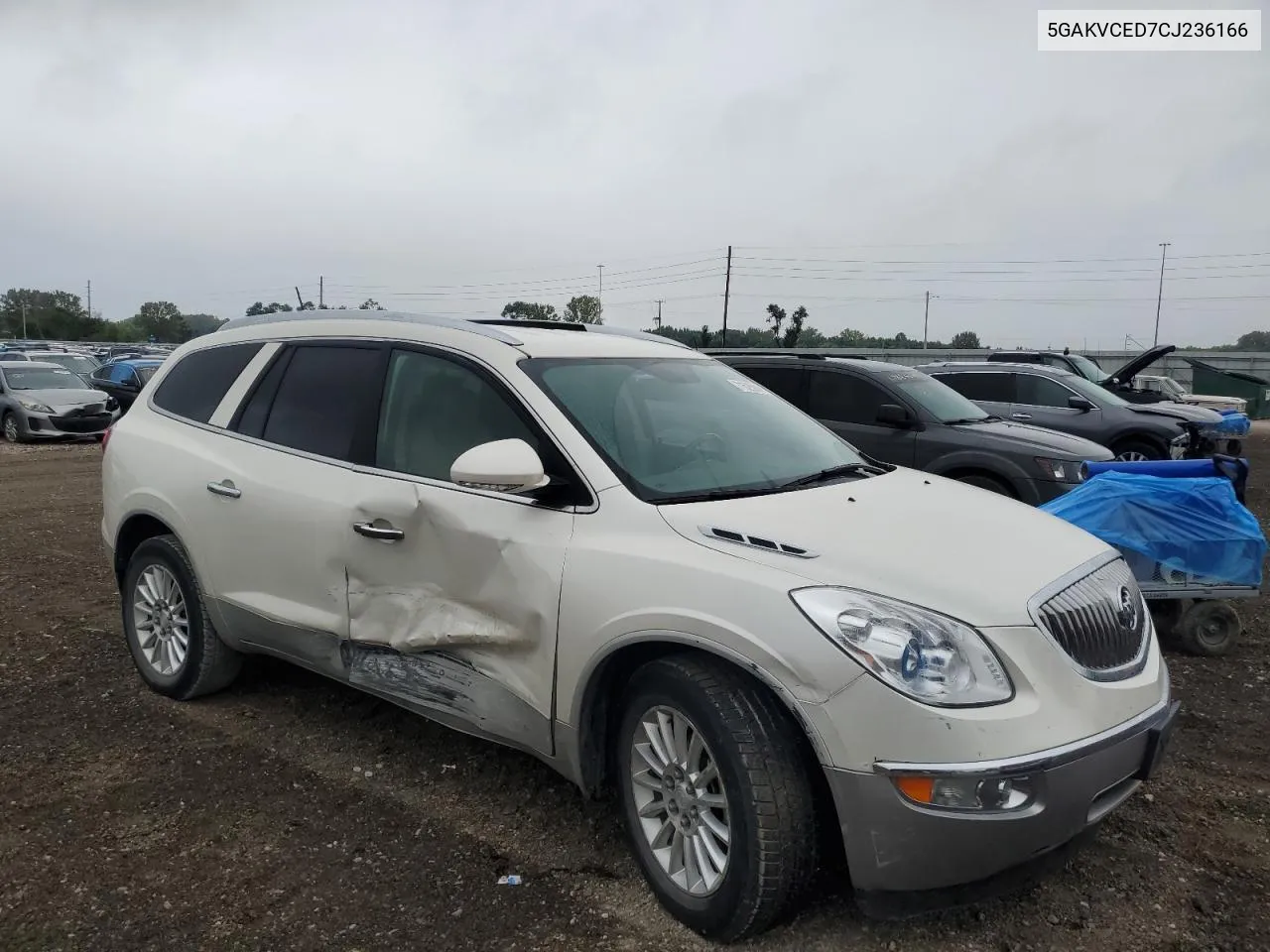 2012 Buick Enclave VIN: 5GAKVCED7CJ236166 Lot: 71525914