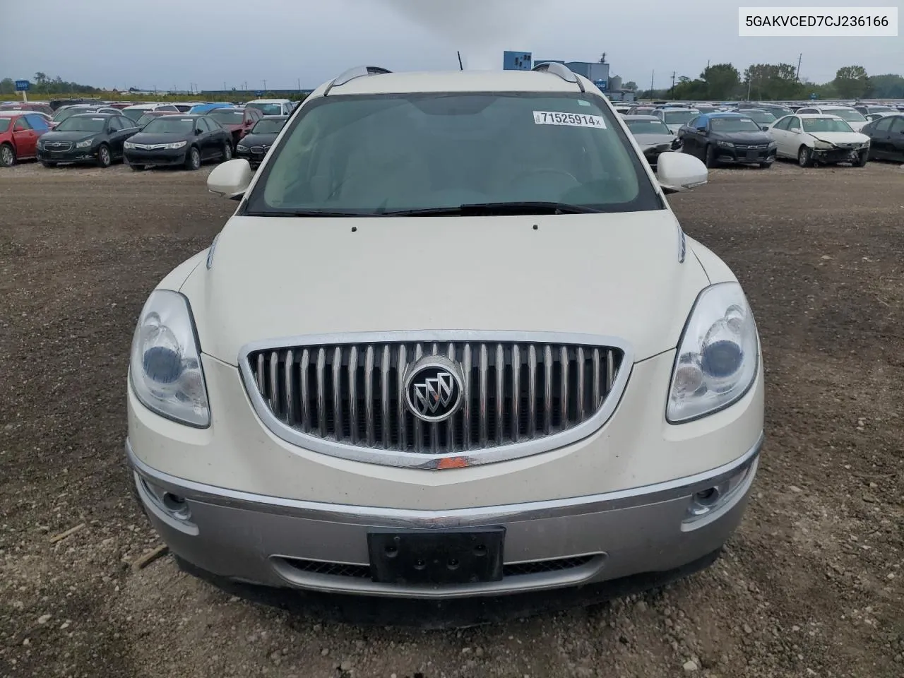 2012 Buick Enclave VIN: 5GAKVCED7CJ236166 Lot: 71525914