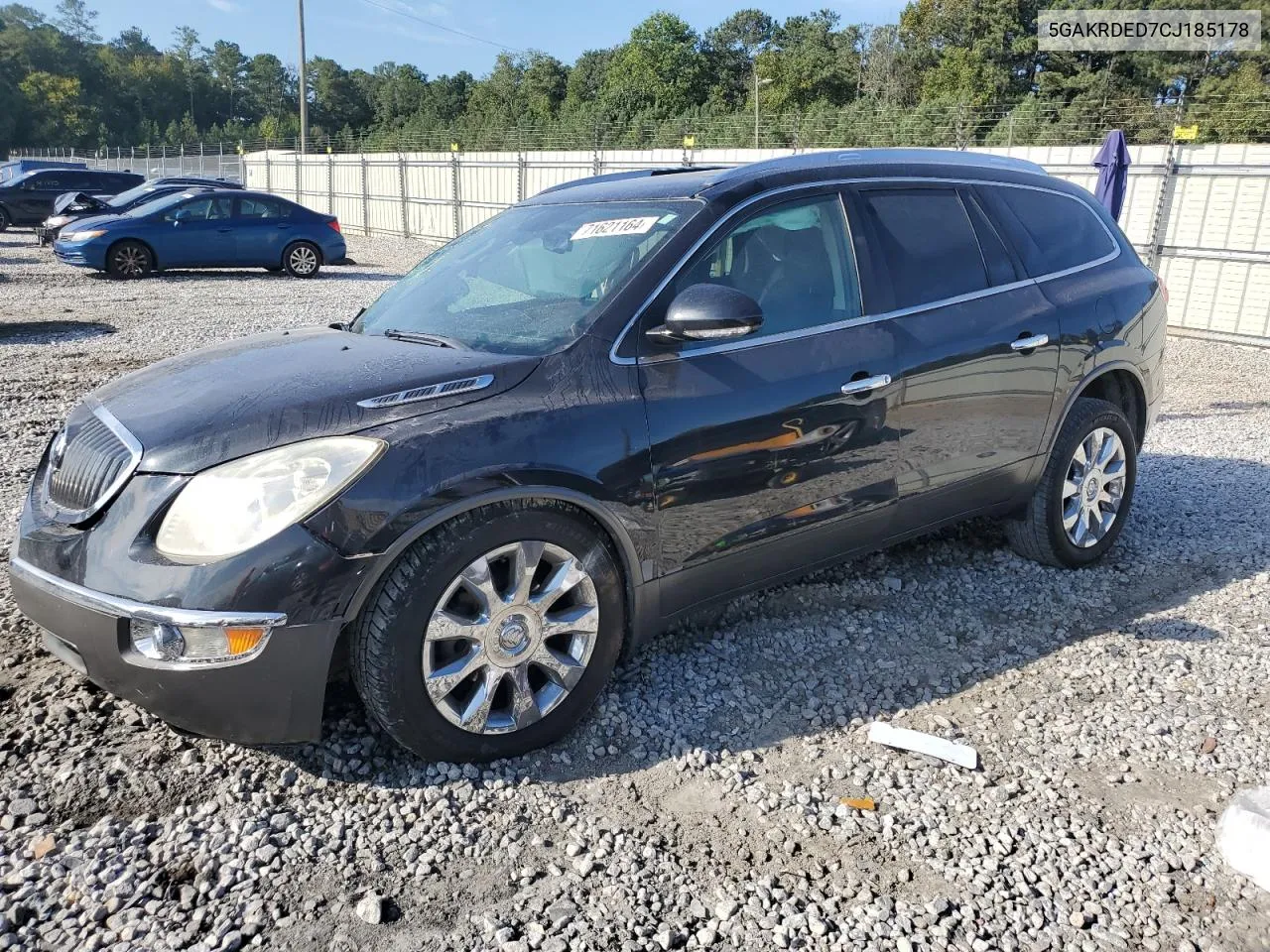 2012 Buick Enclave VIN: 5GAKRDED7CJ185178 Lot: 71621164