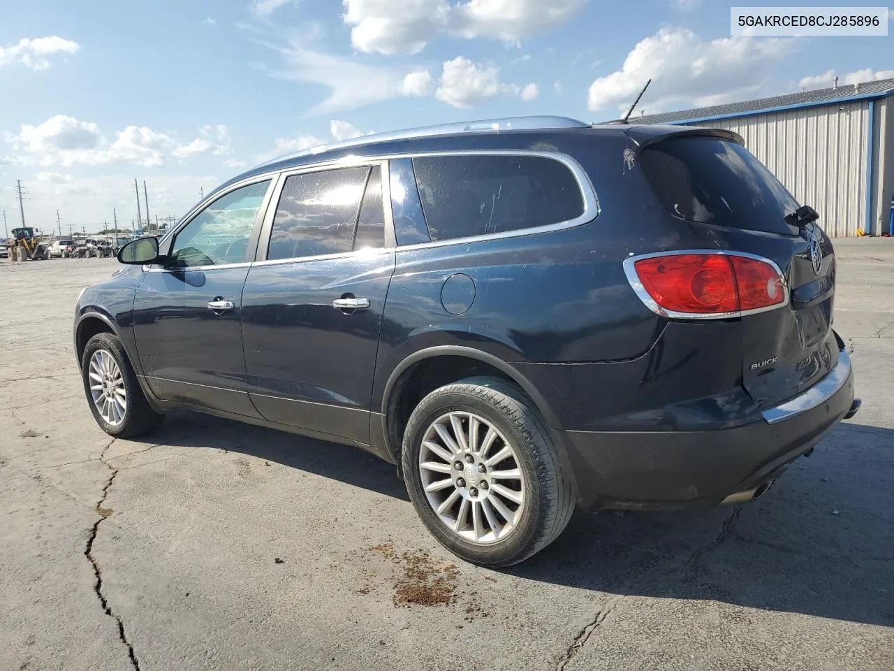 2012 Buick Enclave VIN: 5GAKRCED8CJ285896 Lot: 71657024