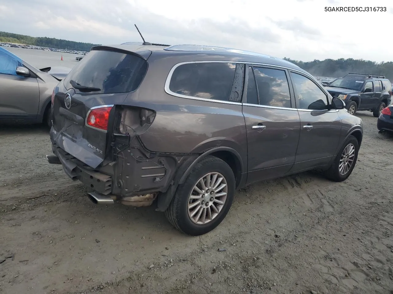 2012 Buick Enclave VIN: 5GAKRCED5CJ316733 Lot: 72006064