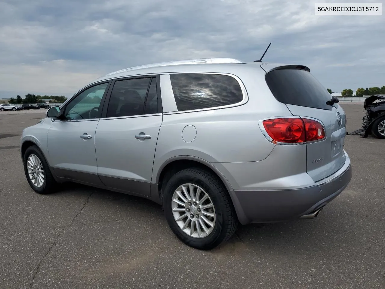 2012 Buick Enclave VIN: 5GAKRCED3CJ315712 Lot: 72260124