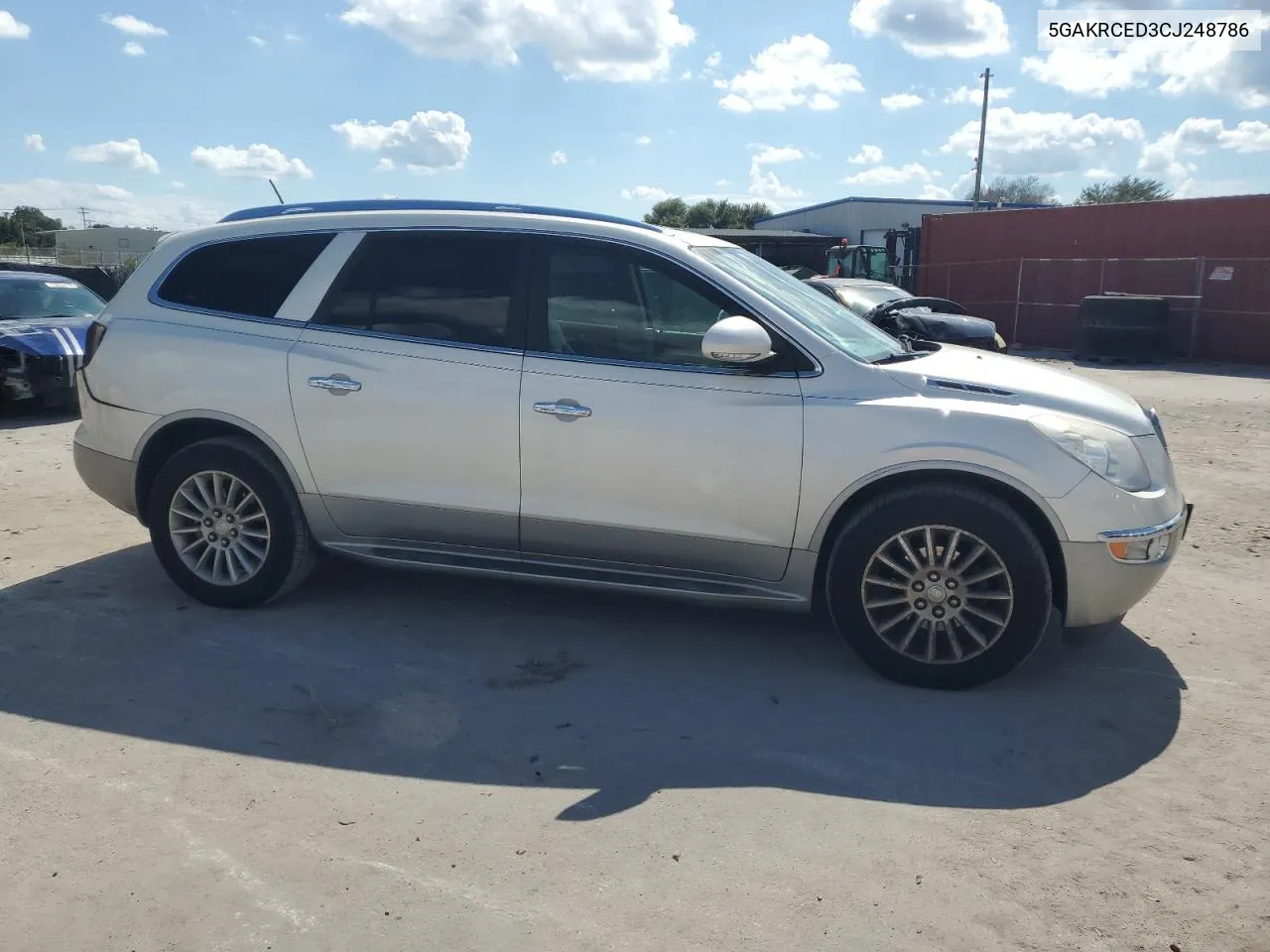 2012 Buick Enclave VIN: 5GAKRCED3CJ248786 Lot: 72602804