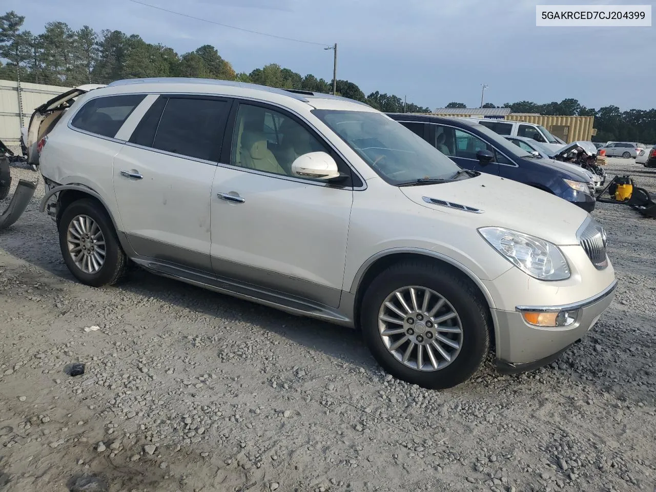 2012 Buick Enclave VIN: 5GAKRCED7CJ204399 Lot: 72747004