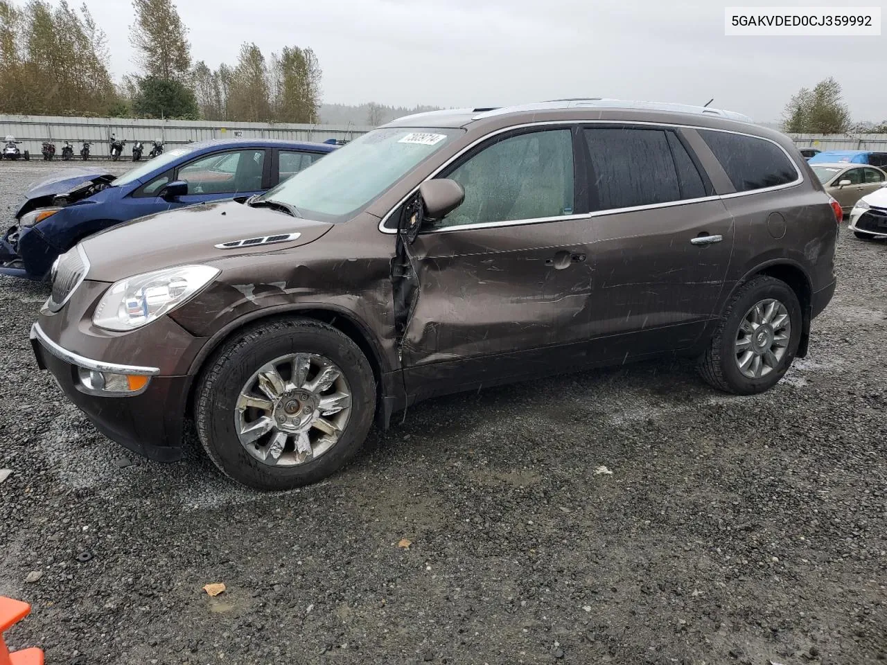 2012 Buick Enclave VIN: 5GAKVDED0CJ359992 Lot: 73039714