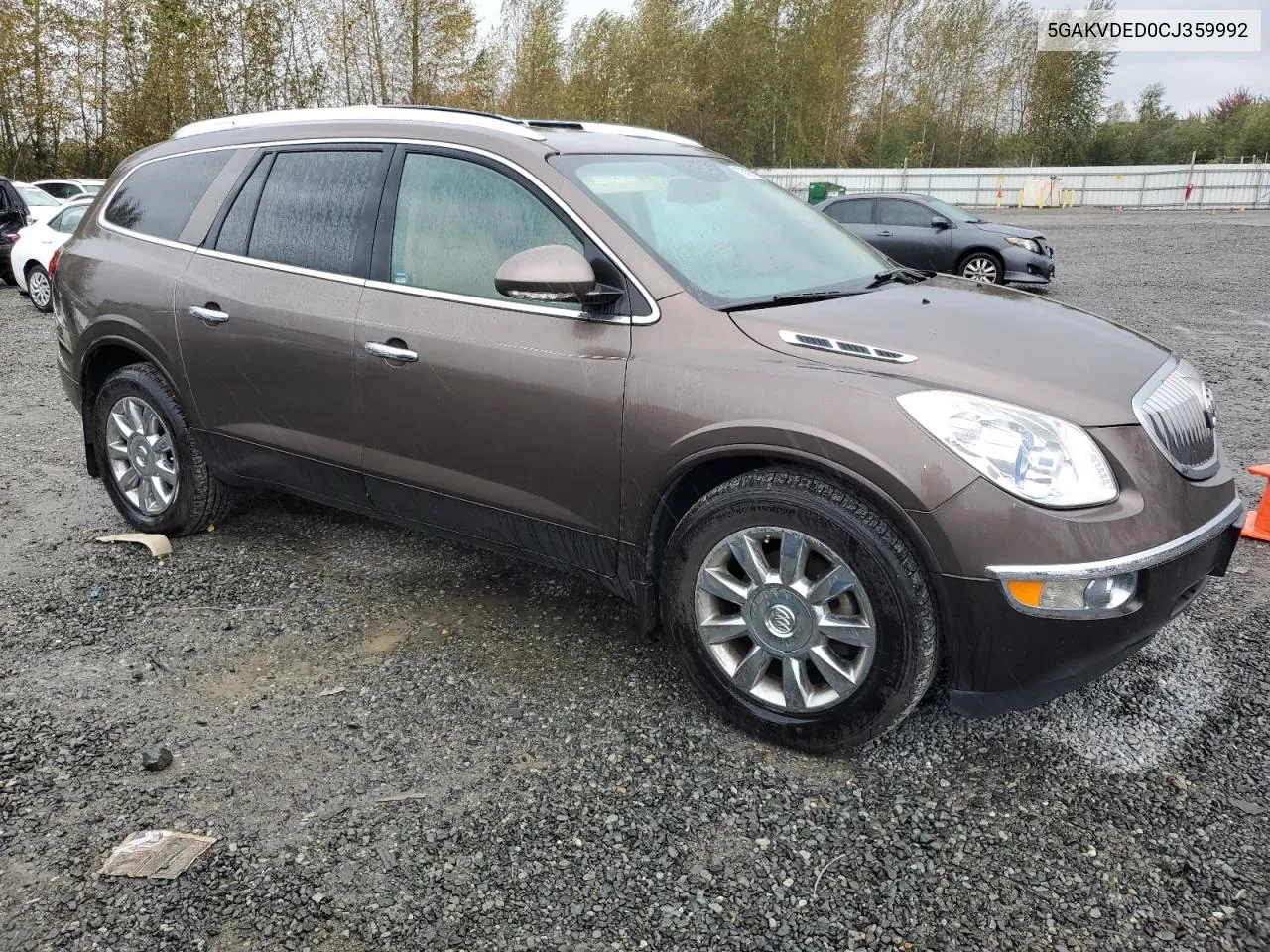 2012 Buick Enclave VIN: 5GAKVDED0CJ359992 Lot: 73039714