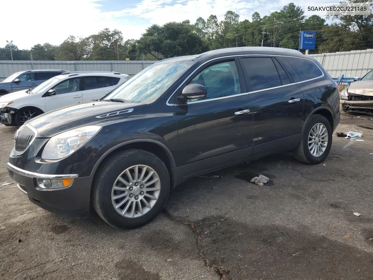 2012 Buick Enclave VIN: 5GAKVCED2CJ221185 Lot: 73428094