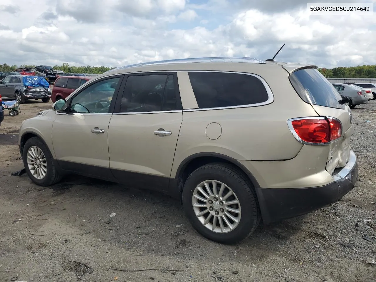 2012 Buick Enclave VIN: 5GAKVCED5CJ214649 Lot: 73483944