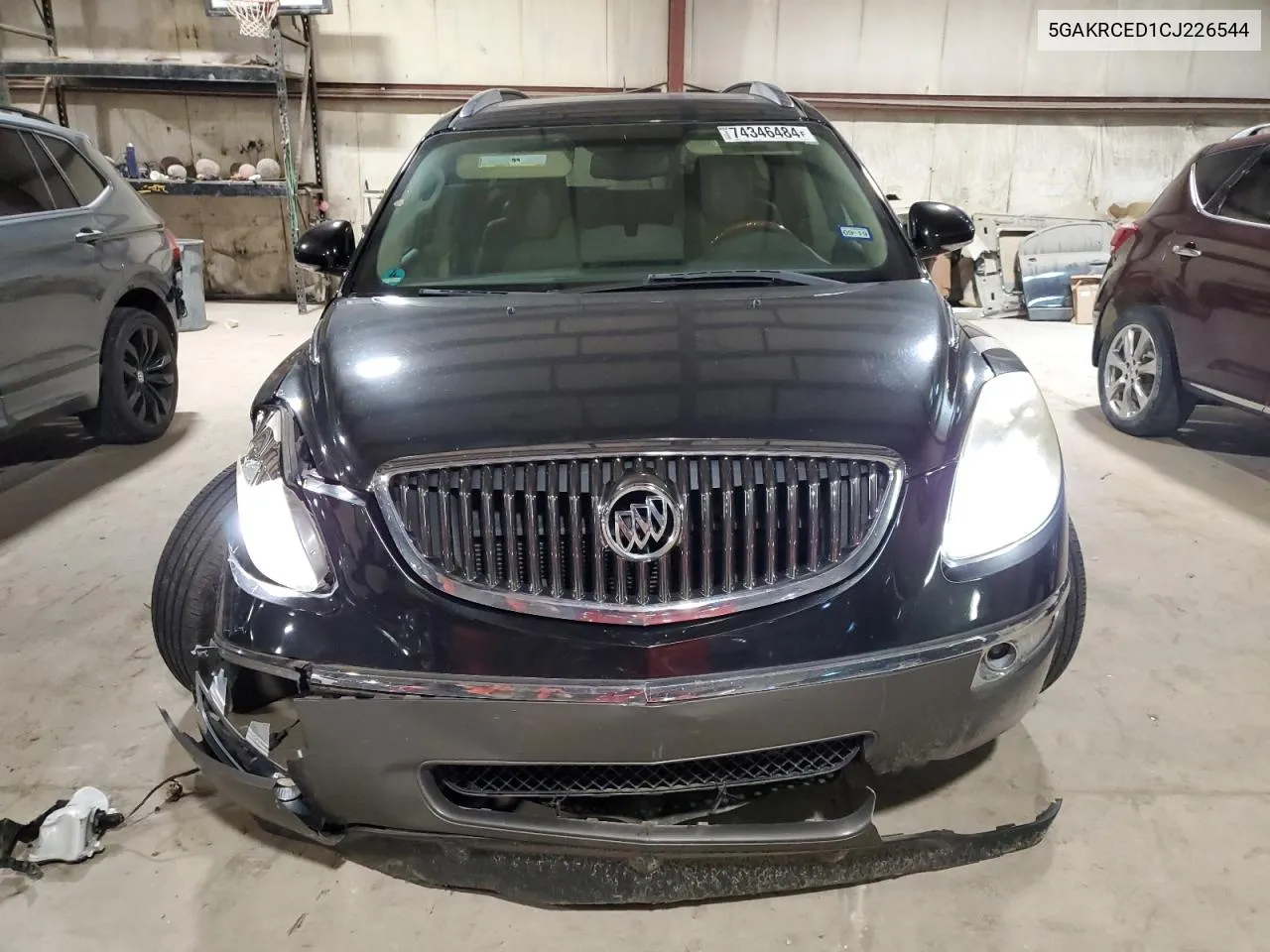 2012 Buick Enclave VIN: 5GAKRCED1CJ226544 Lot: 74346484