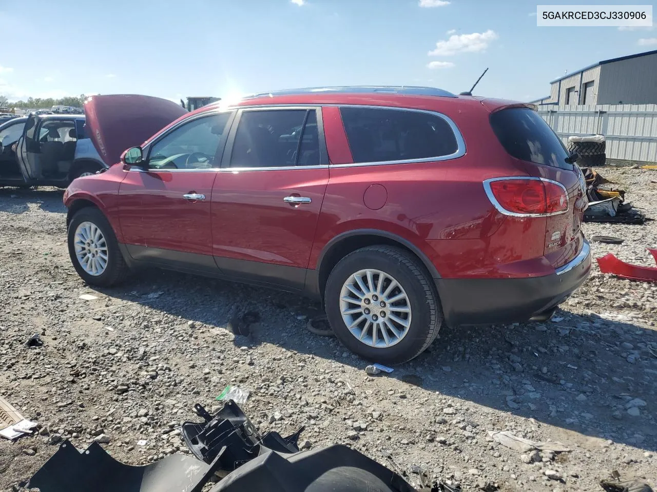 2012 Buick Enclave VIN: 5GAKRCED3CJ330906 Lot: 74358774