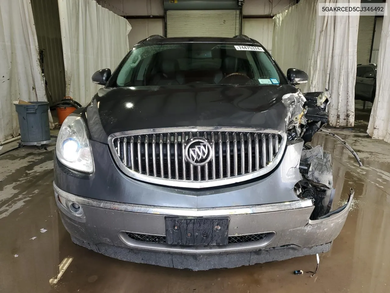 2012 Buick Enclave VIN: 5GAKRCED5CJ346492 Lot: 74475374