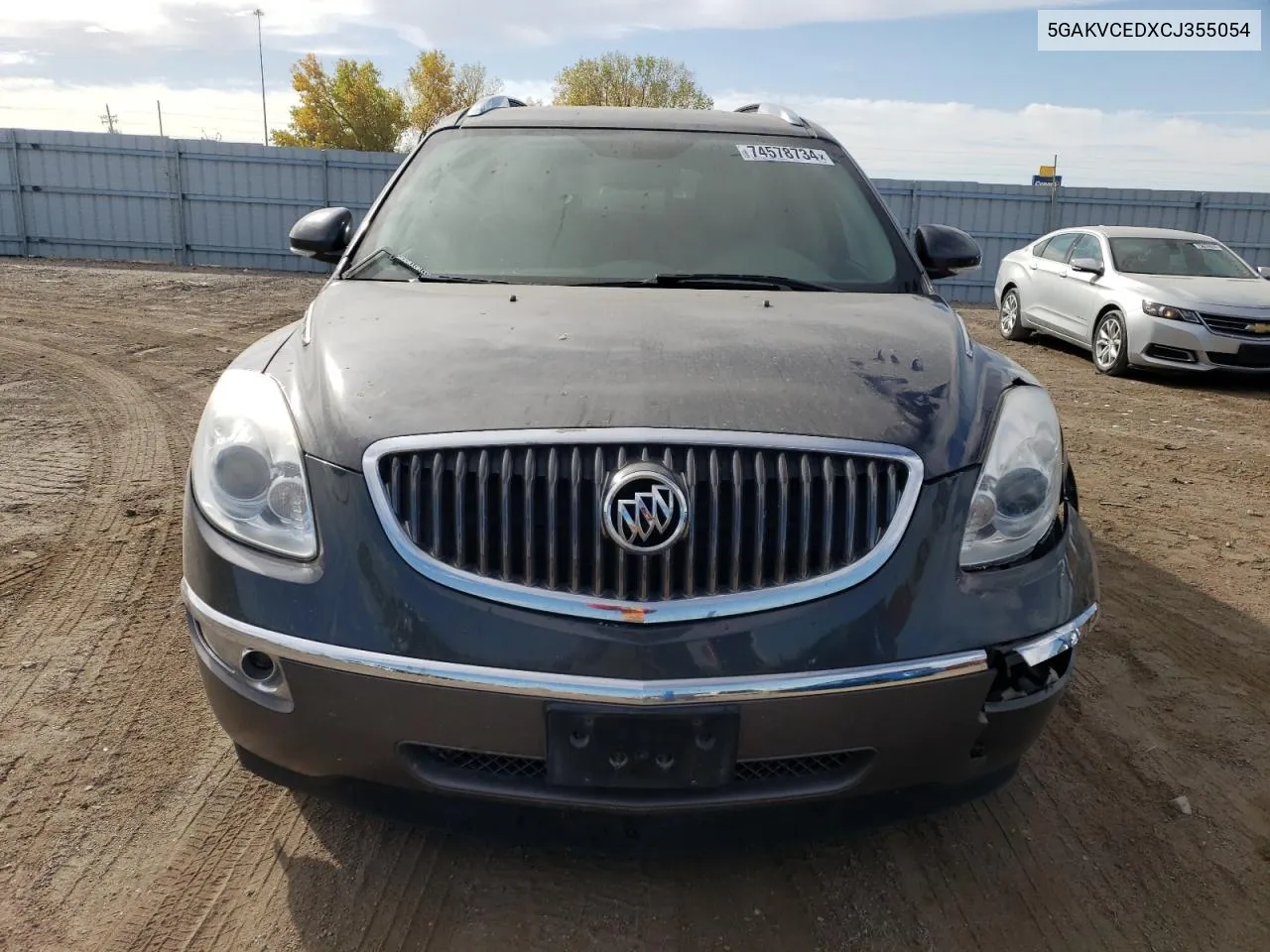 2012 Buick Enclave VIN: 5GAKVCEDXCJ355054 Lot: 74578734