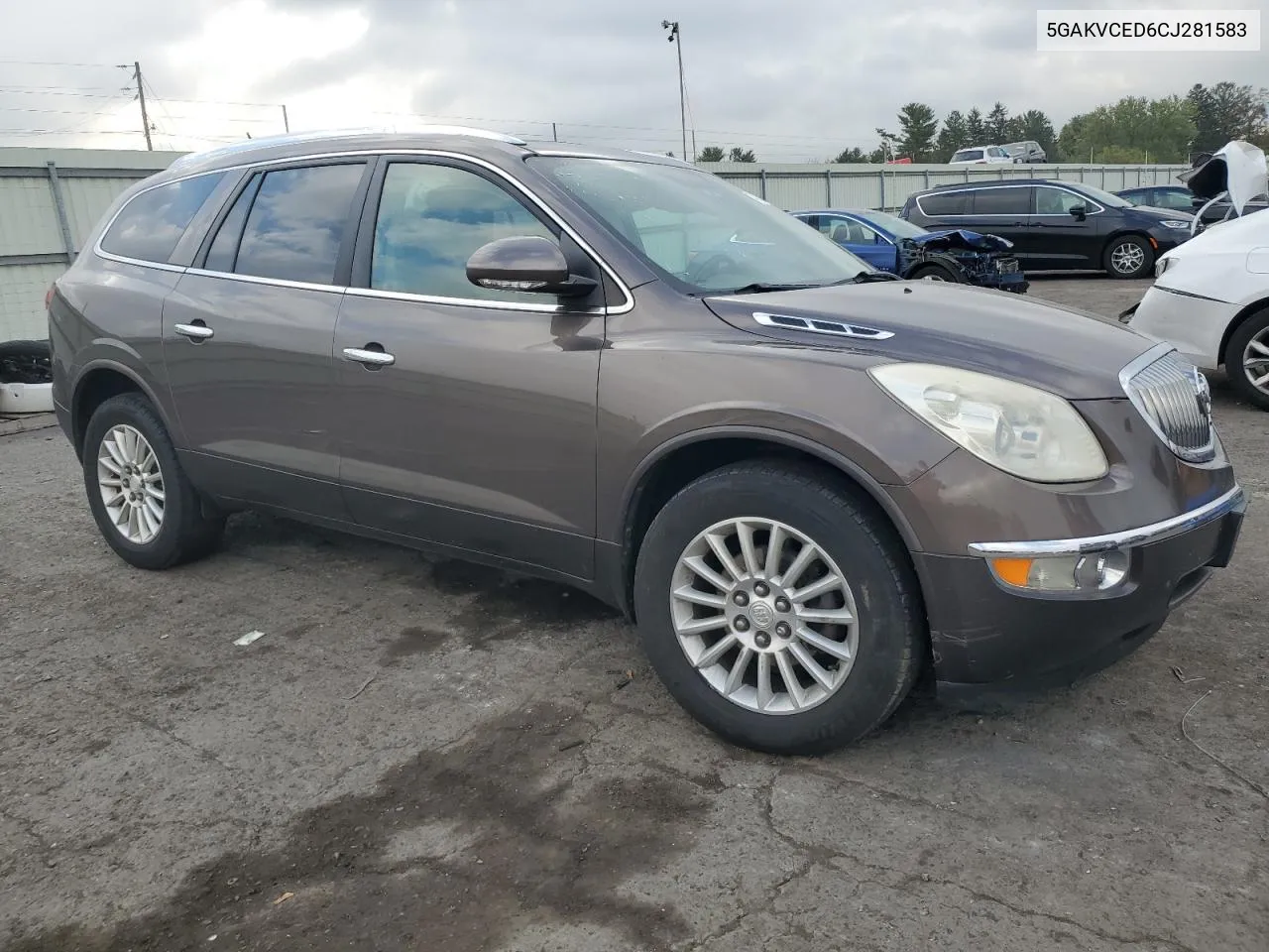 2012 Buick Enclave VIN: 5GAKVCED6CJ281583 Lot: 74735564